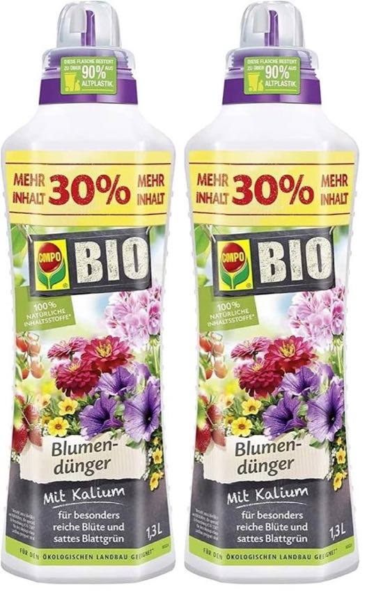 COMPO Bio · Blumendünger · 2×1,3 L