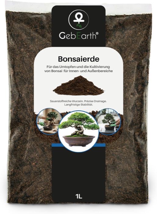 GebEarth Bonsai Erde · 3 L