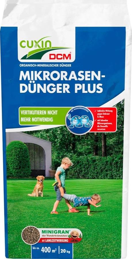 Cuxin CUXIN DCM Mikrorasen-Dünger Plus · 20 kg / 400 m²