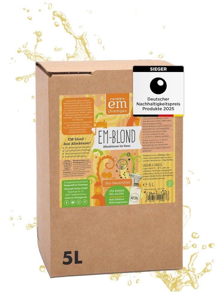 EM-Chiemgau EM-blond · Reiniger 5 l (Bag-in-Box)