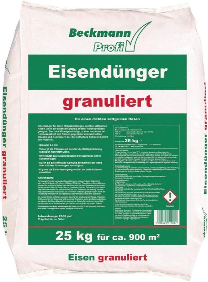 Beckmann Profi granuliert · 25 kg · 12 % Fe