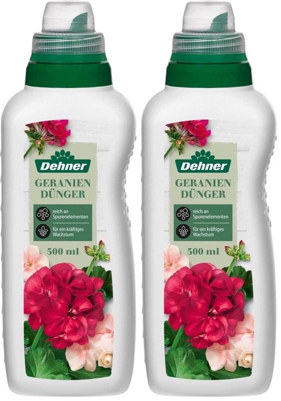 Dehner Dehner Geraniendünger · NPK 8+3+4 (2 × 500 ml)