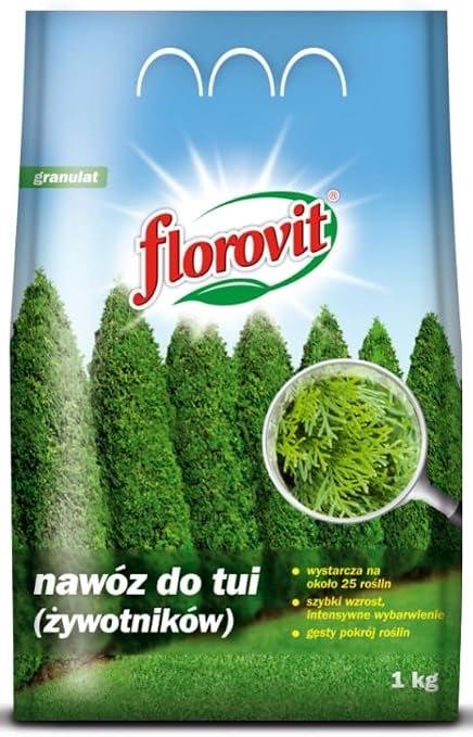 Florovit Thuja & Zypressen · NPK 11,5-6-11 (1 kg)