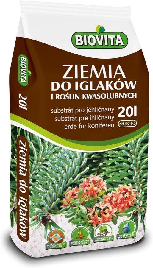 BIOVITA Erde für säureliebende Pflanzen · 20 L