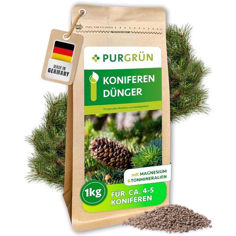 Purgrün Koniferendünger · NPK 8+4+5