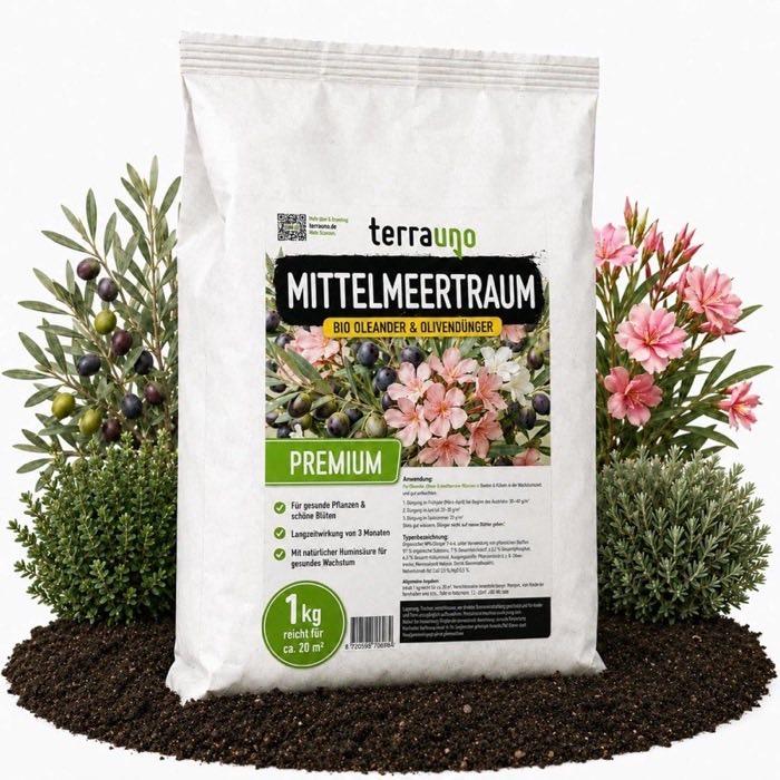 TerraUno Mittelmeertraum · Oliven & Oleander Bio 1 kg