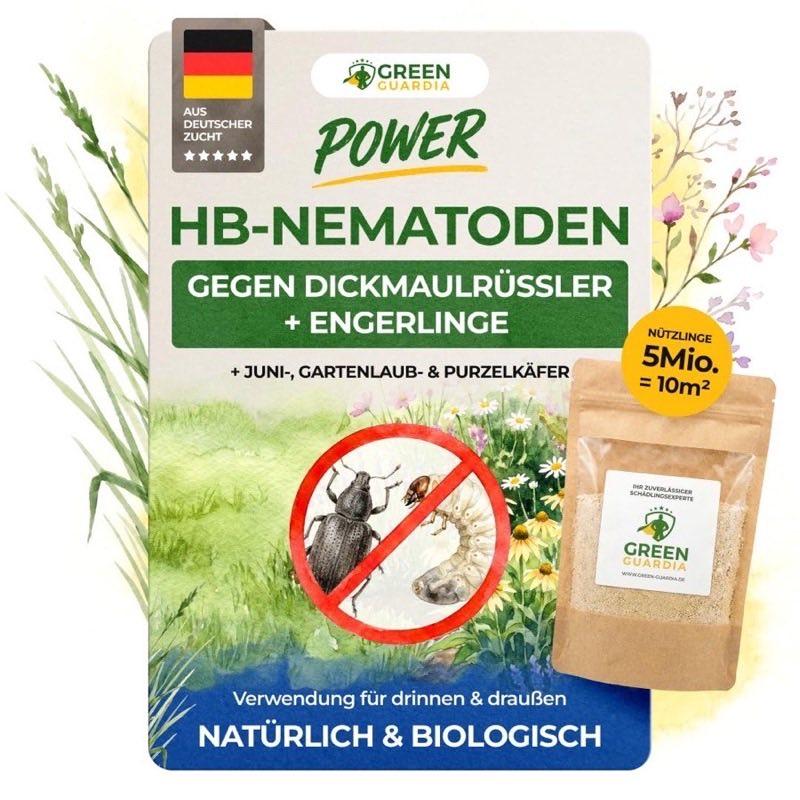 GREEN GUARDIA HB · 5 Mio. gegen Engerlinge (10 m²)