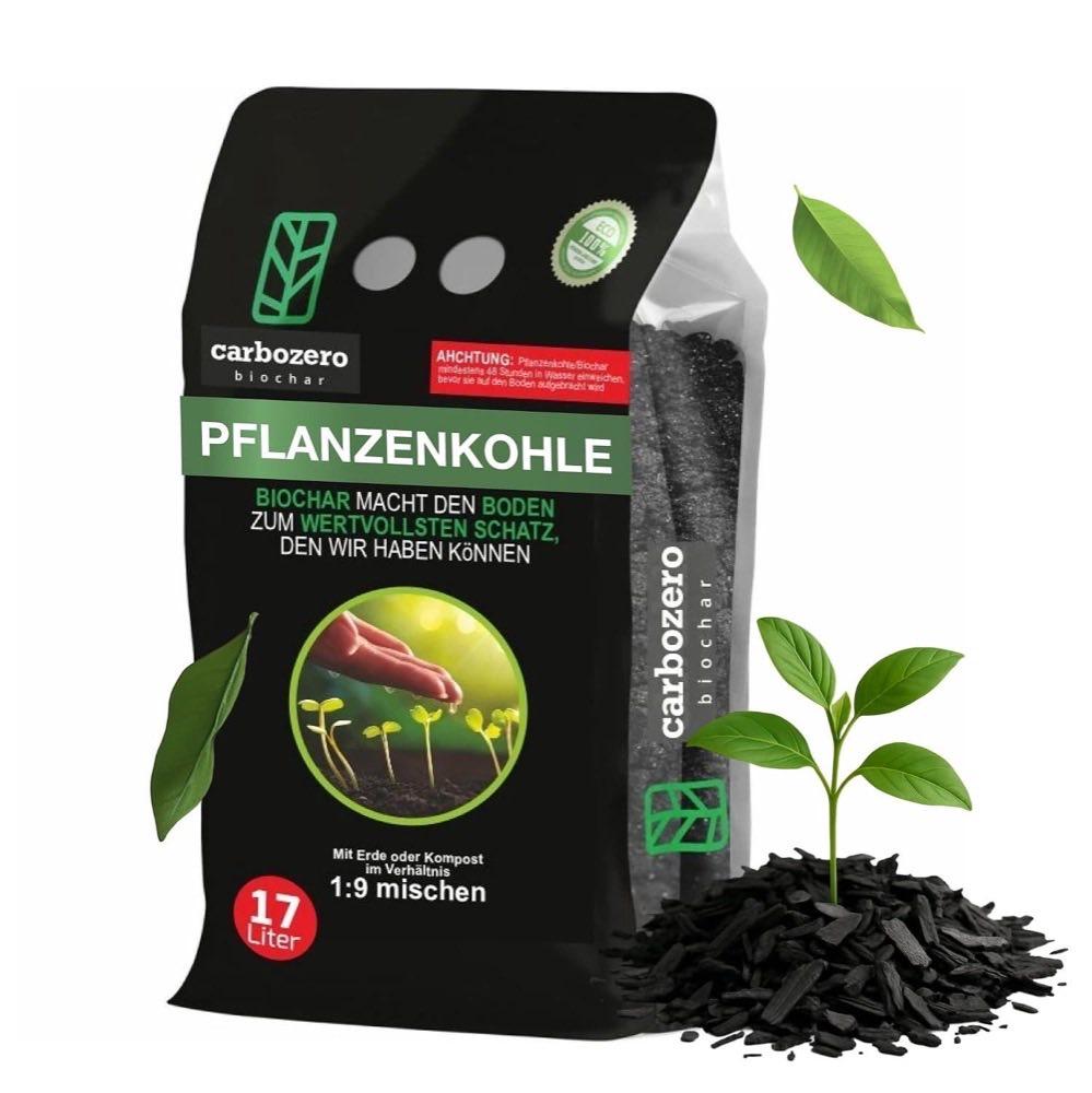 CarboZero aktivierte Pflanzenkohle · Vulkanasche · 17 L