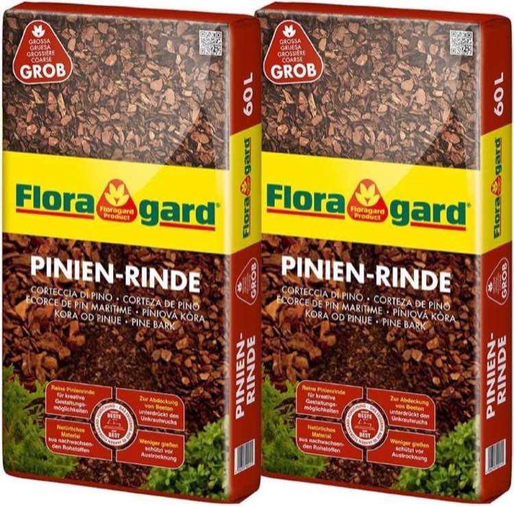 Floragard Floragard Pinienrinde · 25–40 mm · 120 L (2×60 L)