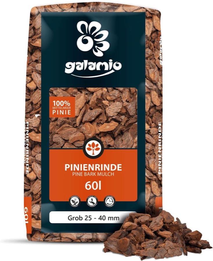 GALAMIO Pinienmulch grob · 25–40 mm · 60 L