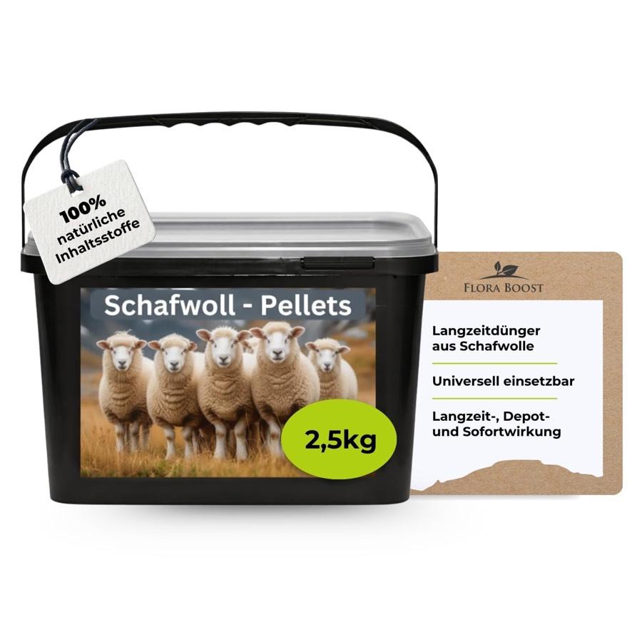 Flora Boost Schafwollpellets · 2,5 kg