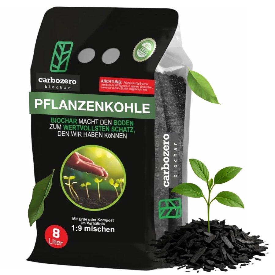 CarboZero aktivierte Pflanzenkohle · Vulkanasche · 8 L