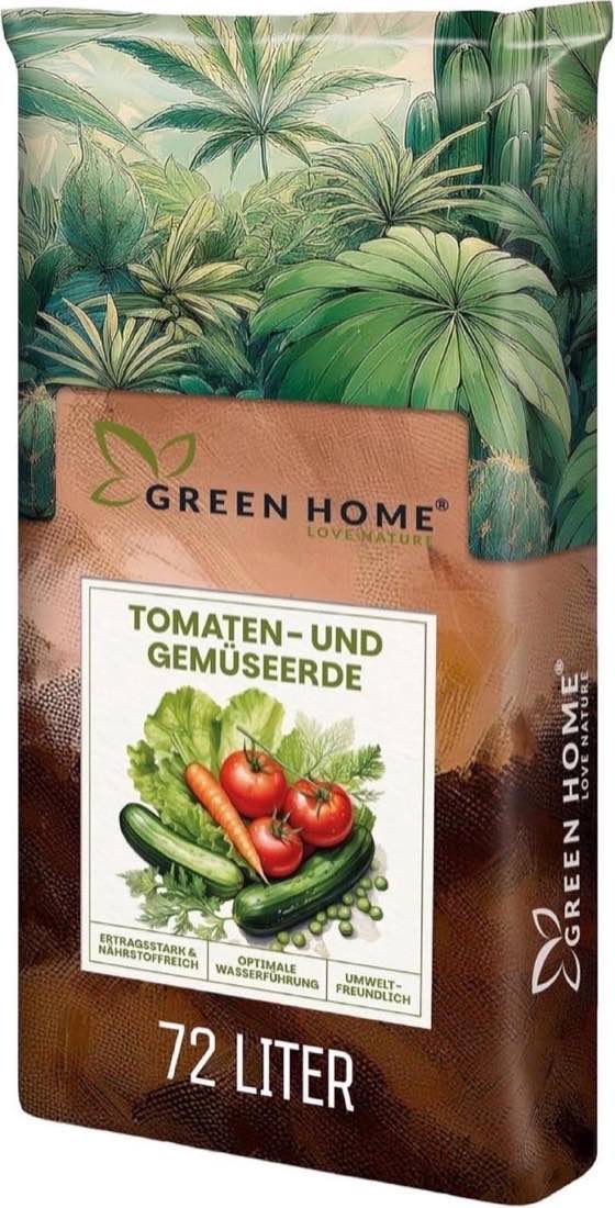 Green Home Tomaten- & Gemüseerde · 72 L