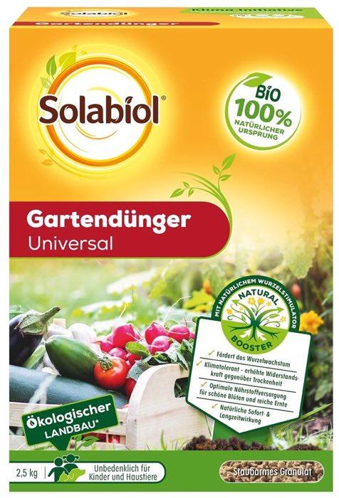 Solabiol Bio Gartendünger Universal · 2,5 kg