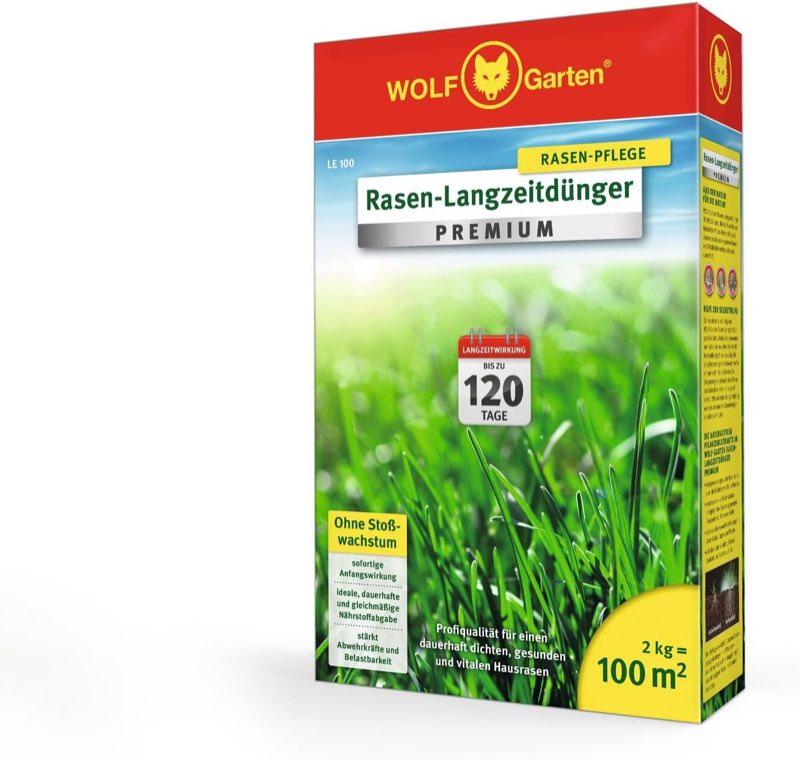 WOLF Garten WOLF Garten Rasen-Langzeitdünger Premium LE 100 · 2 kg