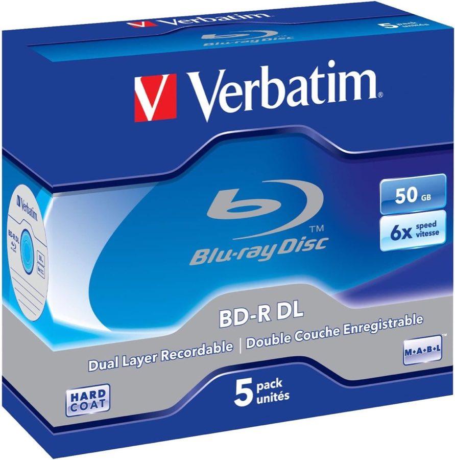 Verbatim 43748, Titel Single Layer 50 GB, 5 Stück