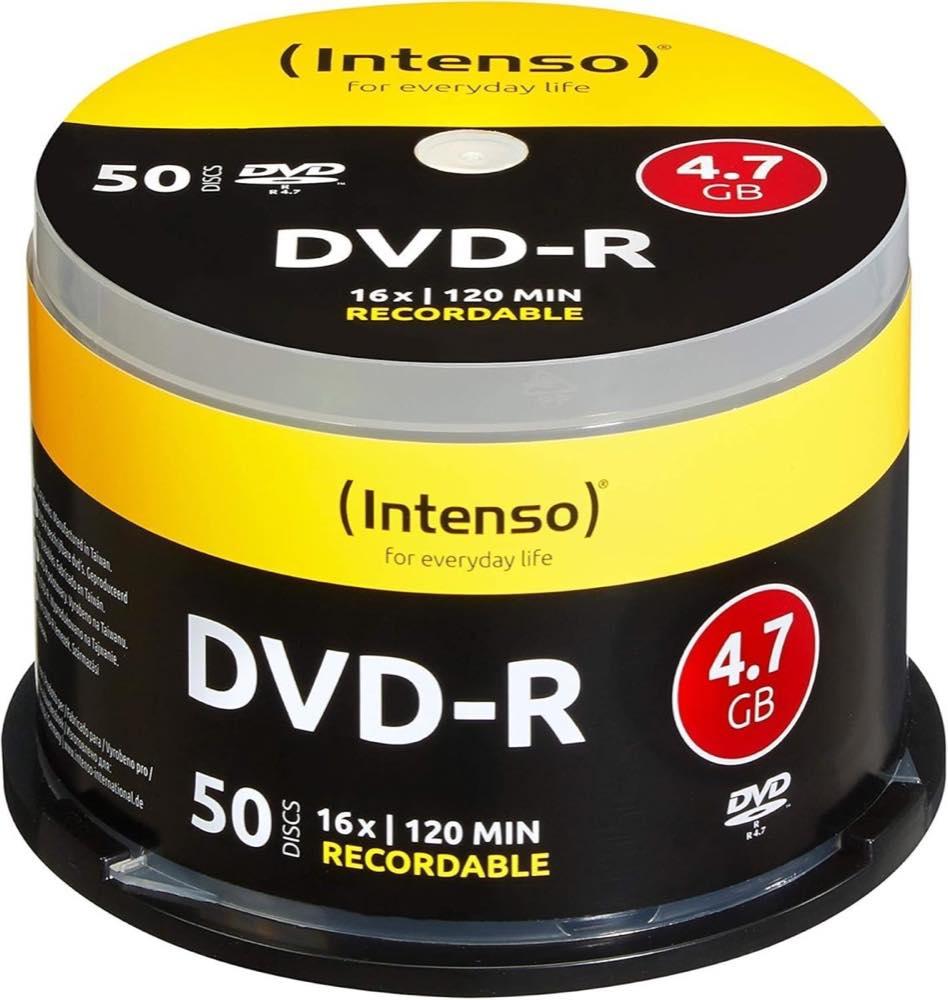 Intenso DVD-R 4101155, 16x, 50er Spindel