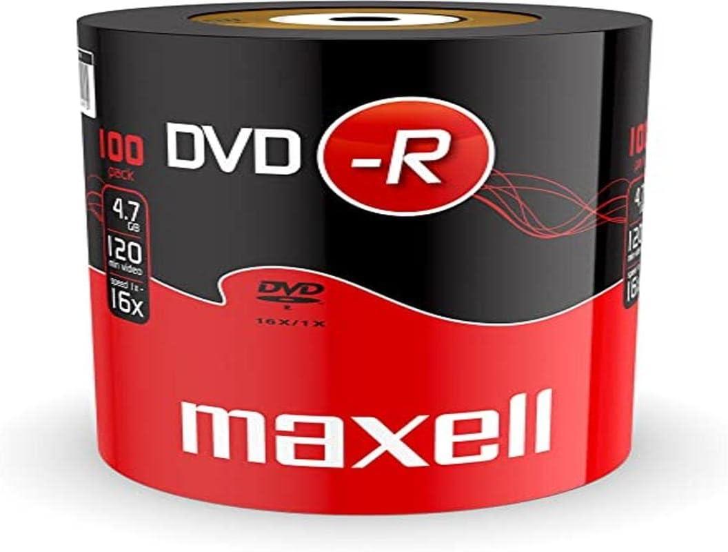 Maxell DVD-R 275733, 4,7 GB, 16x, 100er Shrink