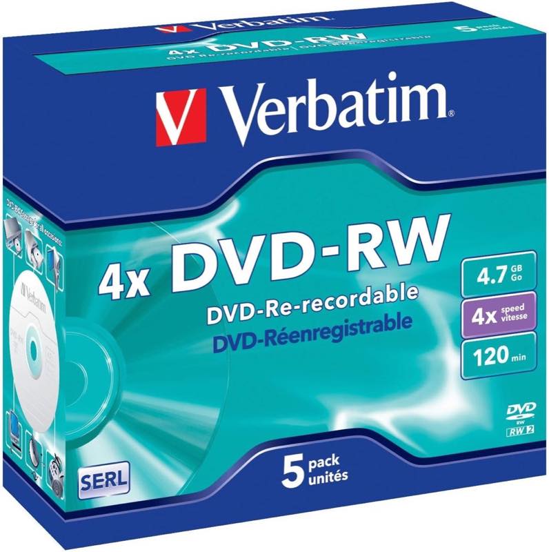 Verbatim Verbatim DVD-RW 4x 5er Jewel Case