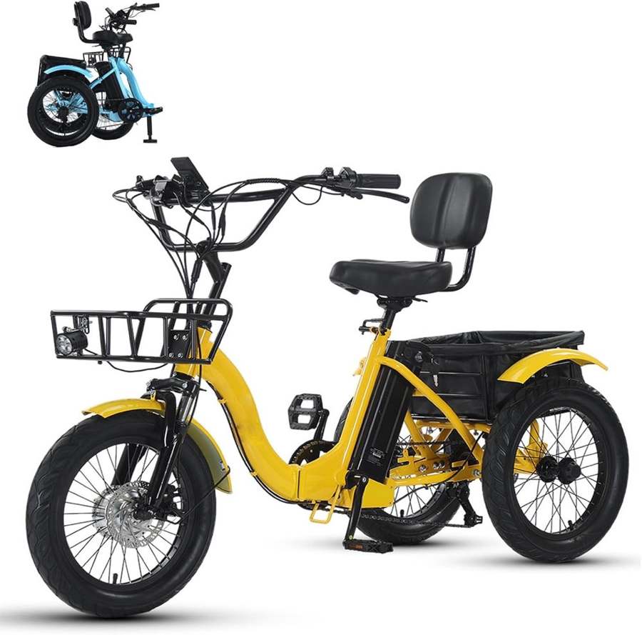 18-Zoll-Klapp-Dreirad, drei Fahrmodi