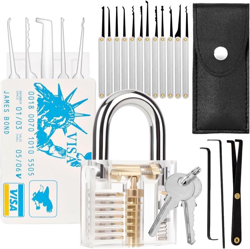 LURICO 20-teiliges Lockpicking-Set