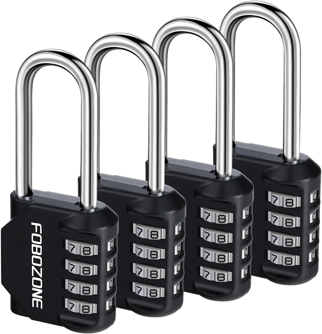 FOBOZONE Zahlenschloss 4er-Set