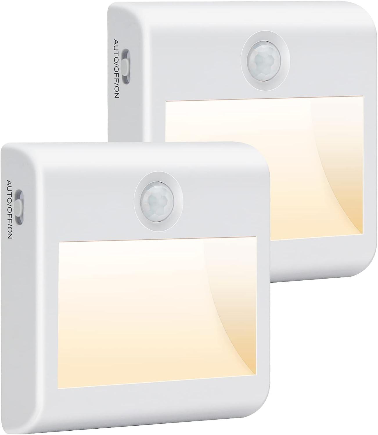 PUPOW LED-Nachtlicht 2er (1× AA)