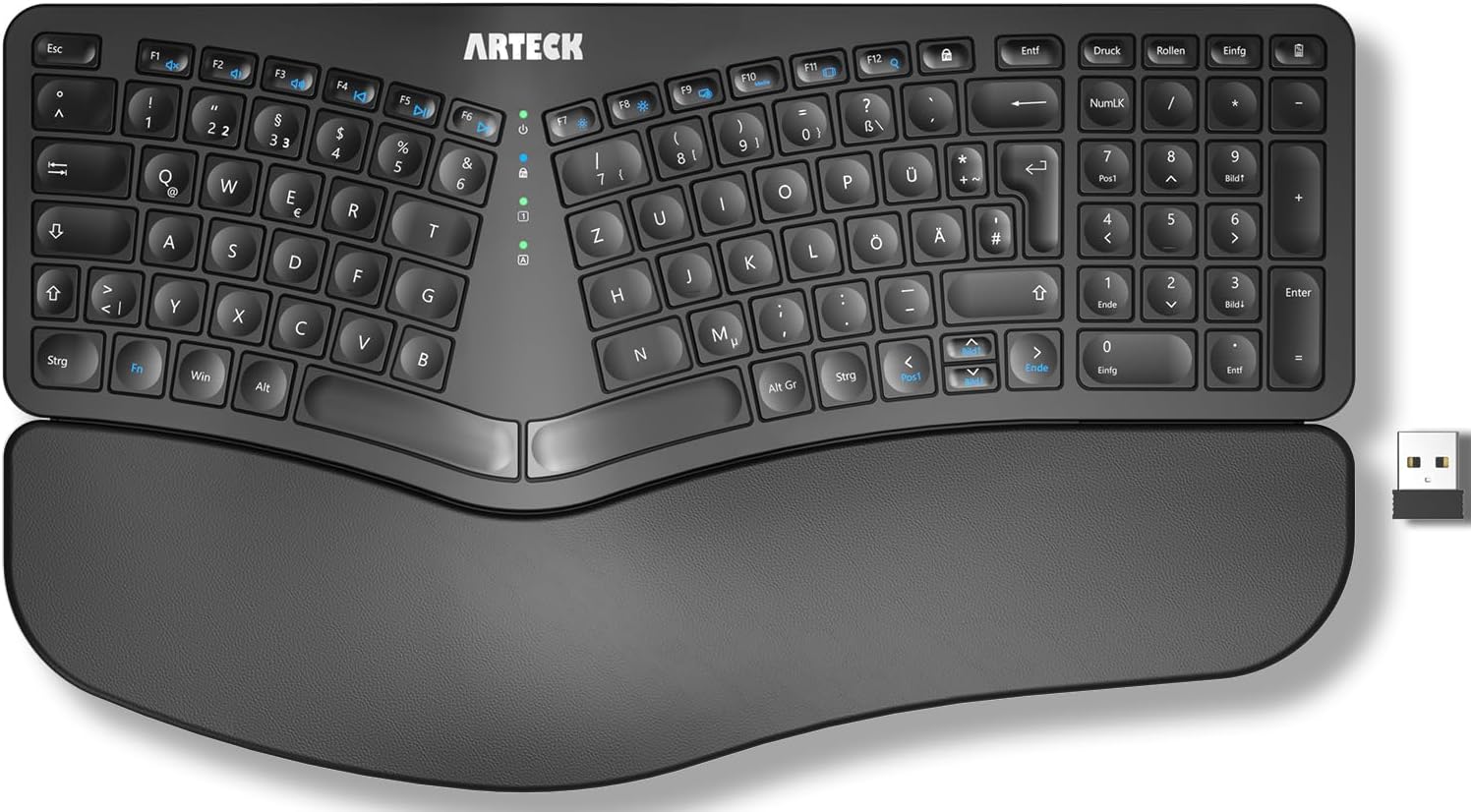 Arteck HW315, geteilte Funktastatur