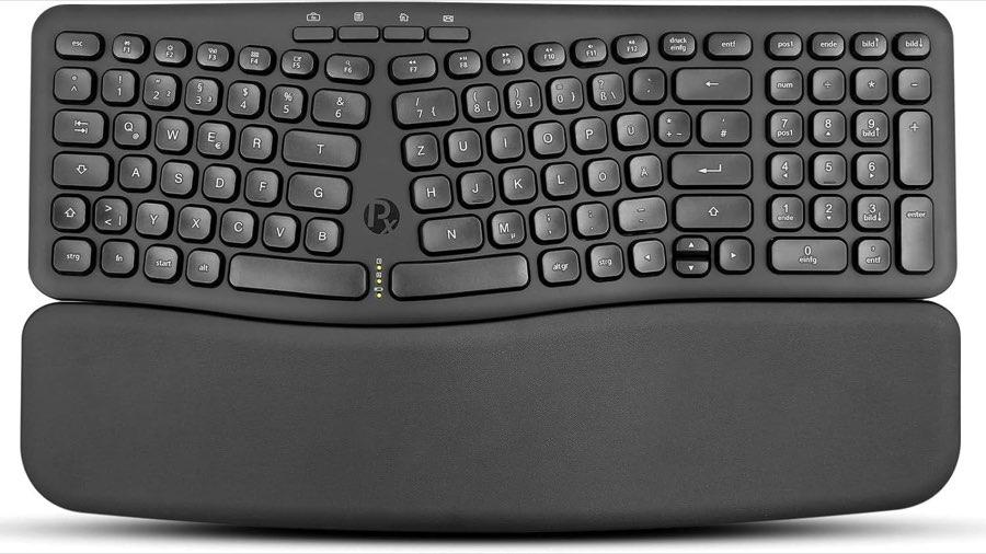 Perixx PERIBOARD-636DE, kompakte Funktastatur, QWERTZ