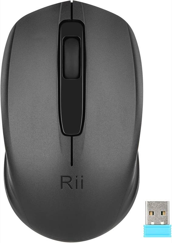 Rii RM100+ Funkmaus, schwarz