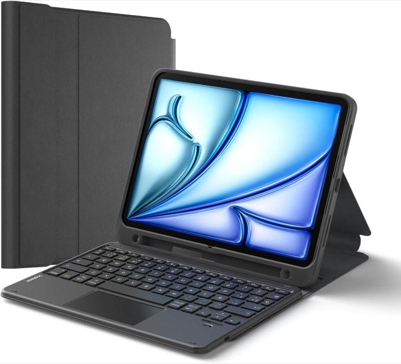 Inateck Tastaturhülle mit Touchpad, Schwarz