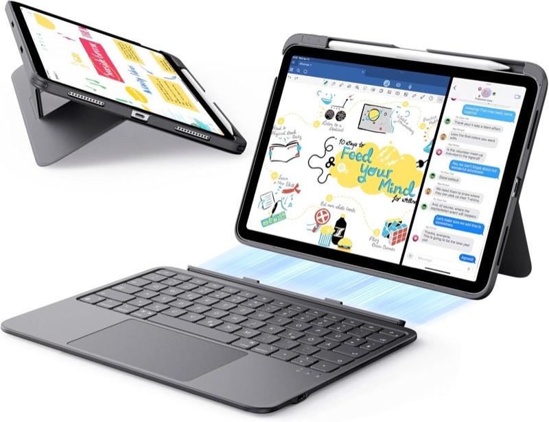 ESR Tastaturhülle für iPad Air 11, Dunkelgrau