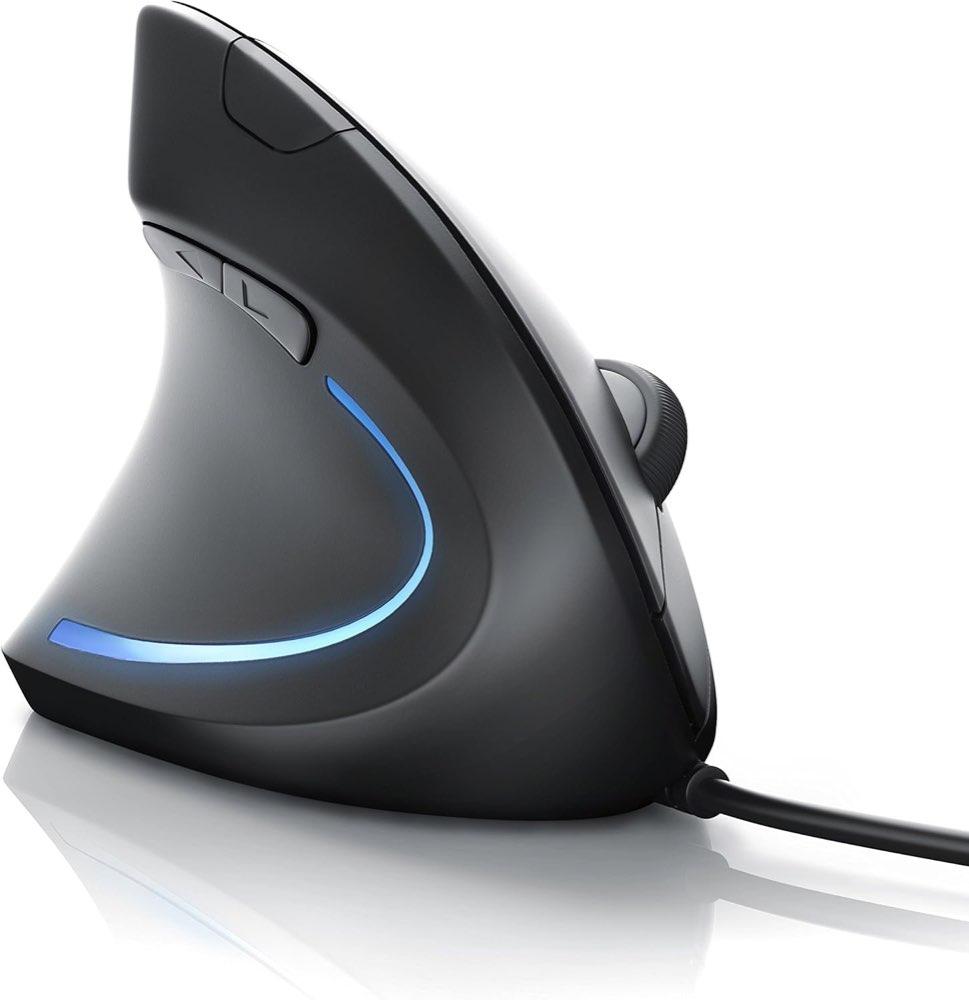 CSL-Computer CSL Vertikalmaus mit Kabel, Linkshänder