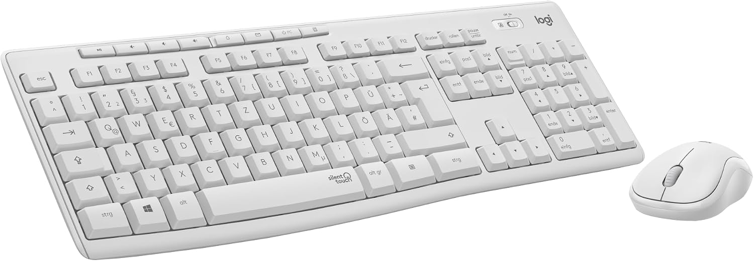 Logitech MK295 Silent, Weiß