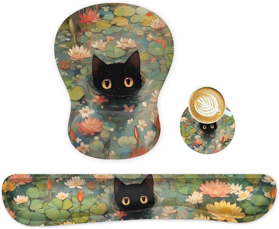youyaya Mauspad-Set mit Gelkissen