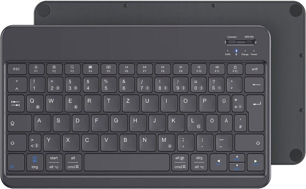 Emetok Bluetooth-Tastatur, schwarz