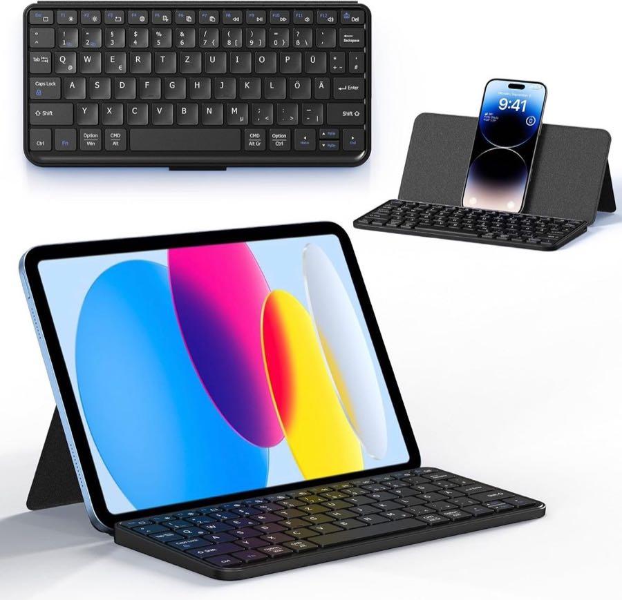 CACOE faltbare Tastatur mit Ständer