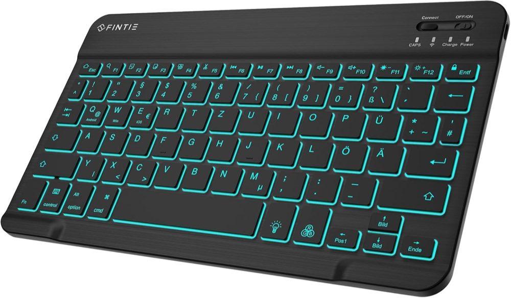 FINTIE Bluetooth-Tastatur, 7 Farben