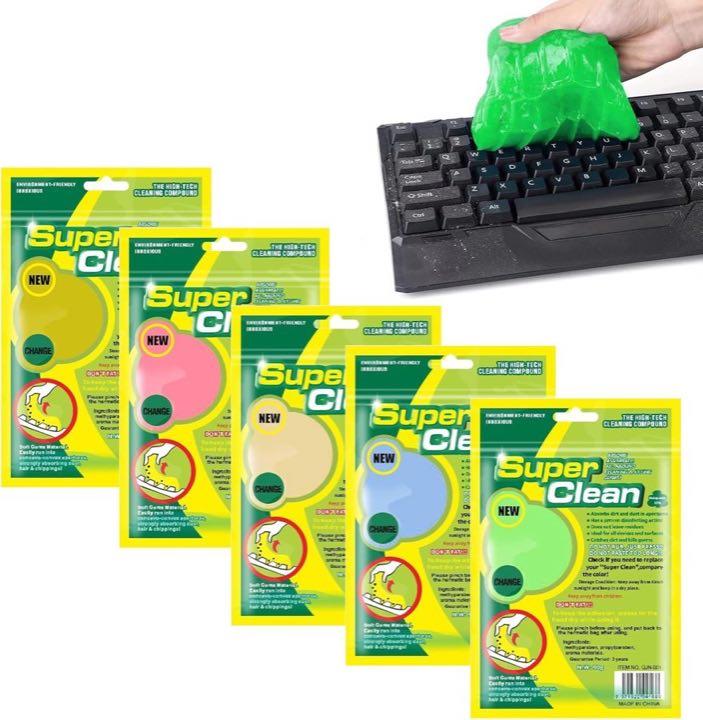 GTNCE Tastaturreiniger-Gel, 5 Stück je 80 g