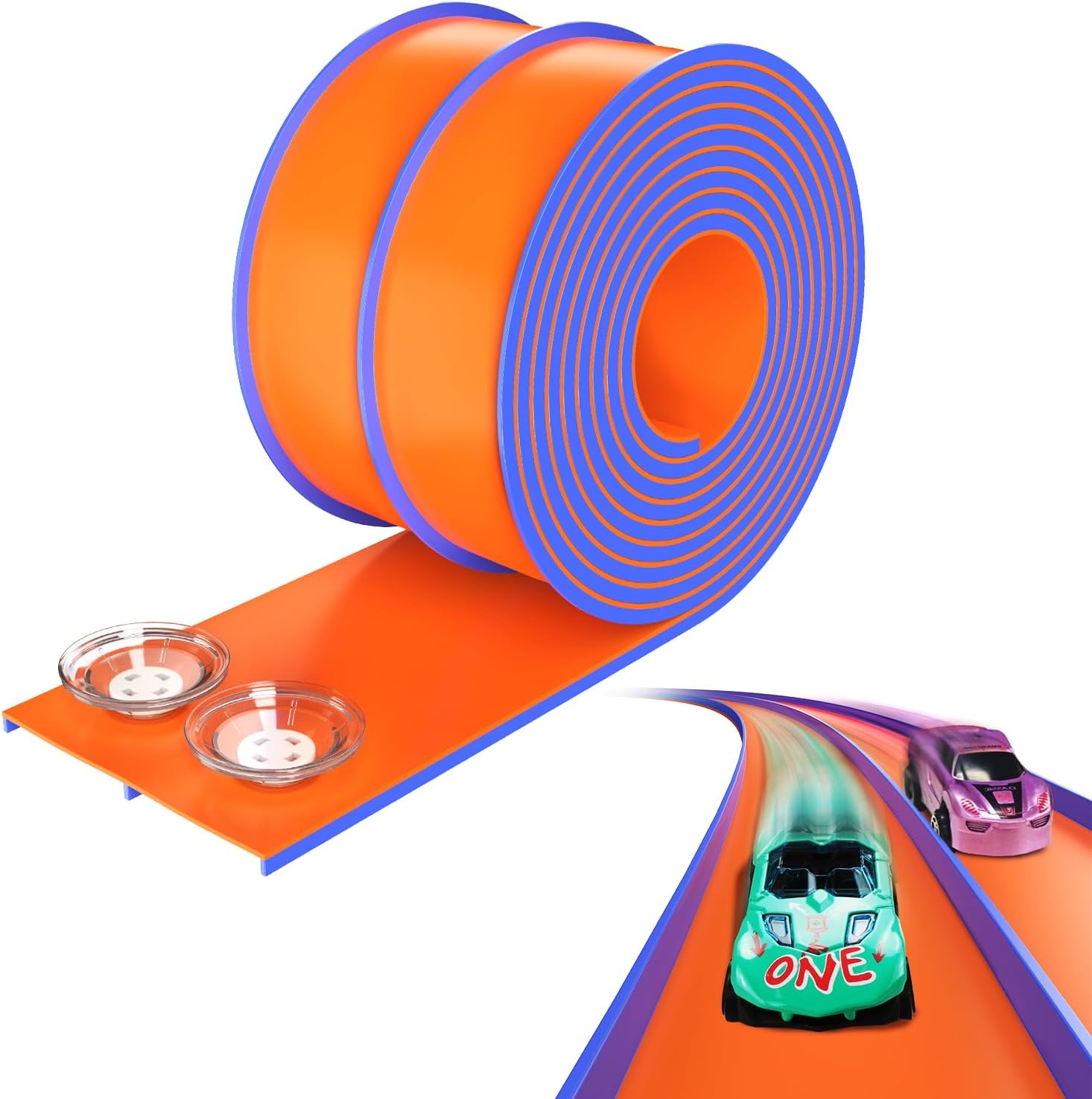 ACELIFE 4,5-m-Flexbahn mit Saugnäpfen