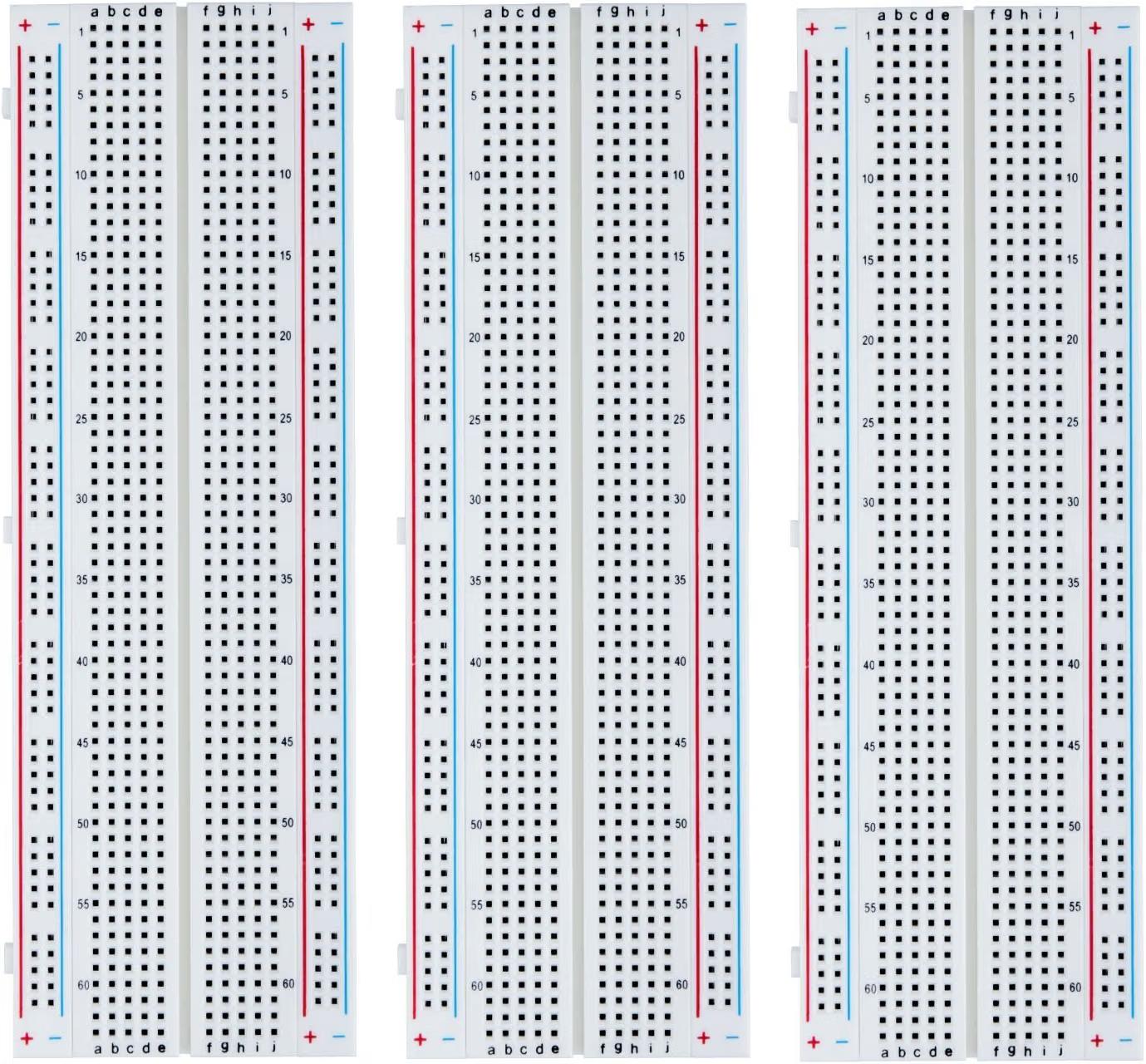 ELEGOO ELEGOO 3er Breadboard 830 Pin