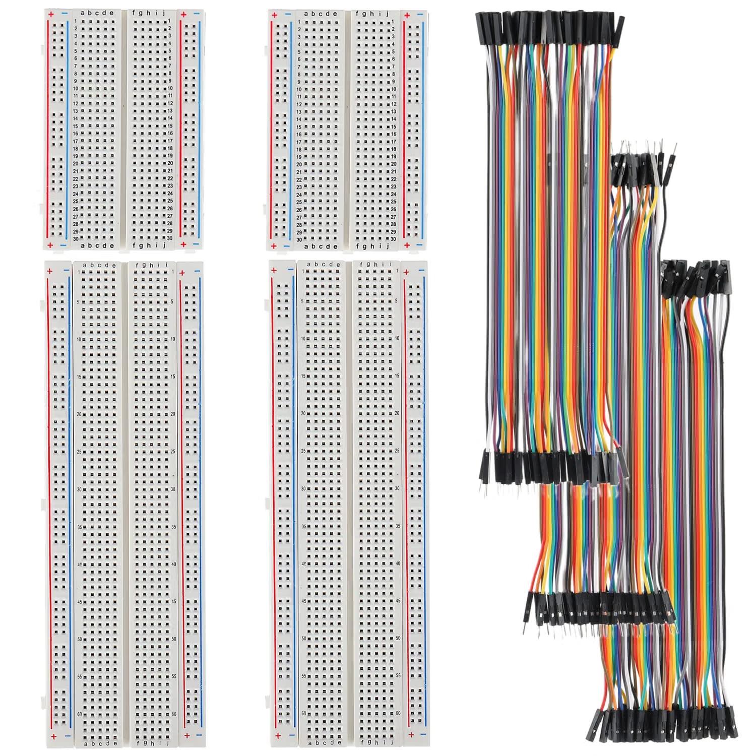 HUAREW Breadboard-Kit mit Dupont-Kabeln