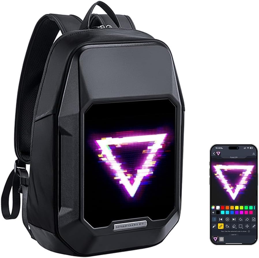 Divoom Pixoo Cyberpunk Rucksack