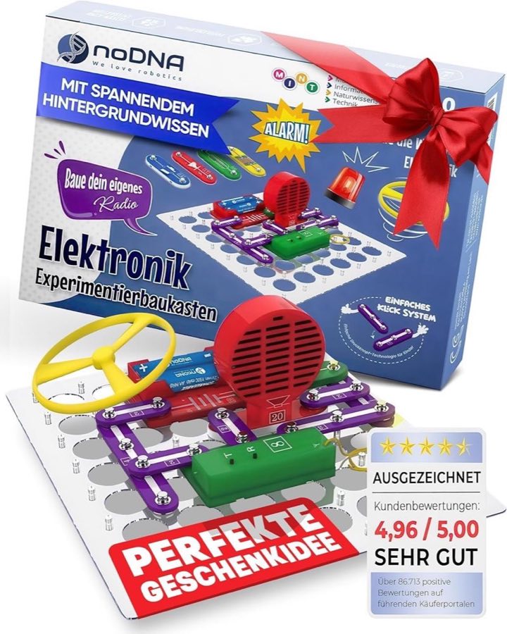 noDNA Elektrobaukasten 300 Experimente