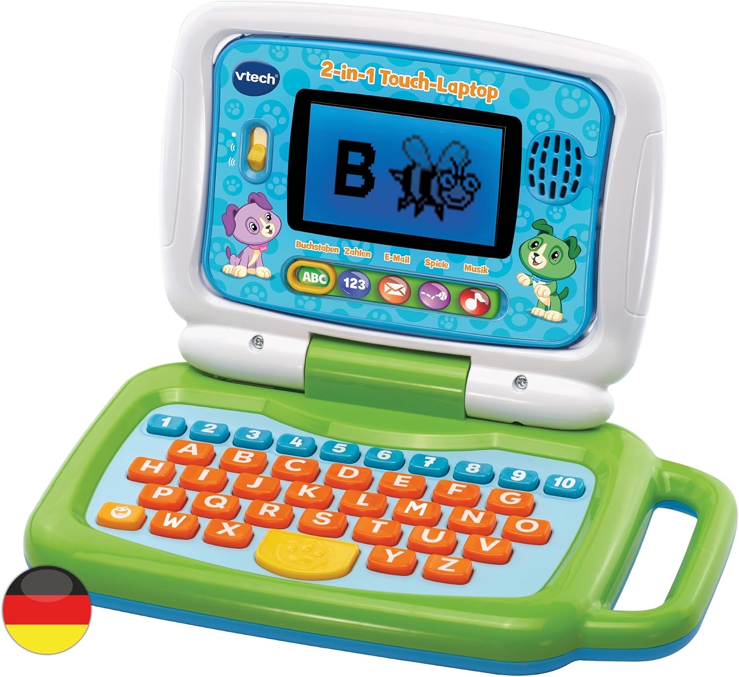 VTech VTech 2-in-1 Touch-Laptop – Lerncomputer für Kinder 3-6 Jahre
