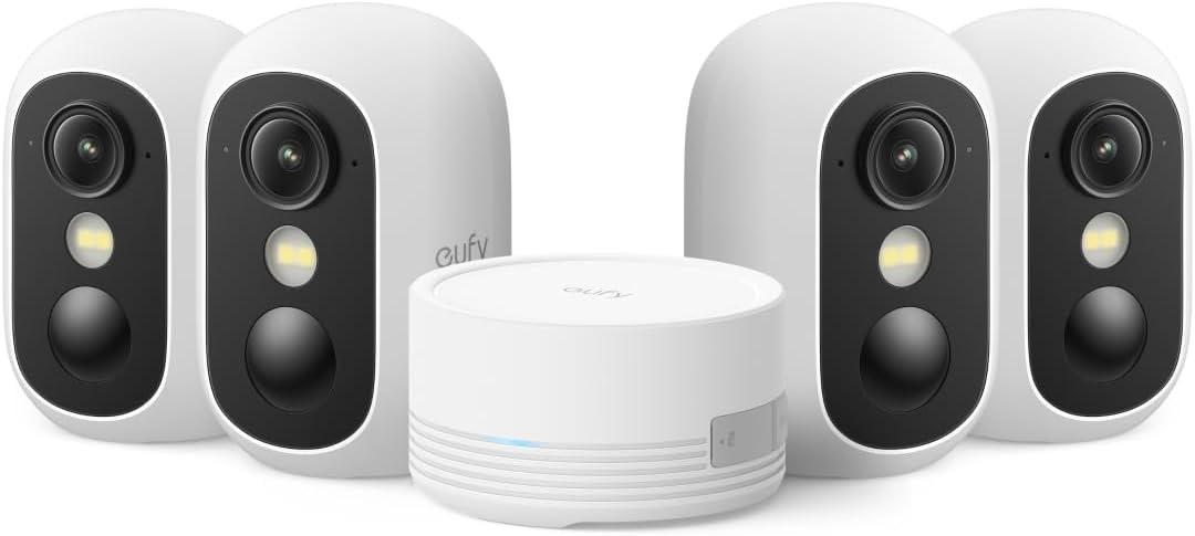 eufyCam C35 4er-Pack mit HomeBase Mini