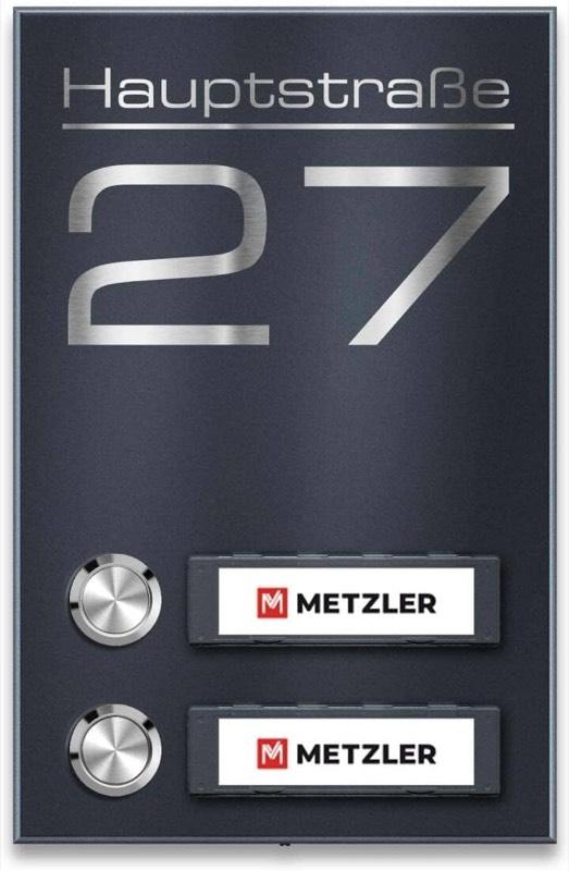 Metzler Tara M2 Funkklingel Zweifamilienhaus