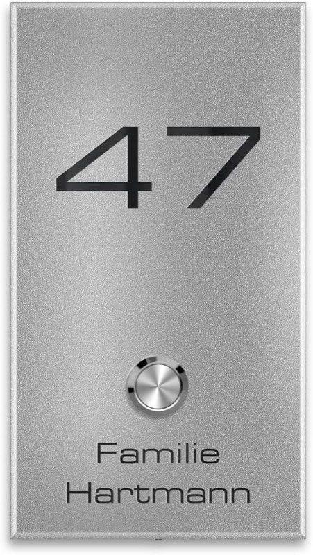 Metzler Funkklingel RAL 9007 Graualuminium