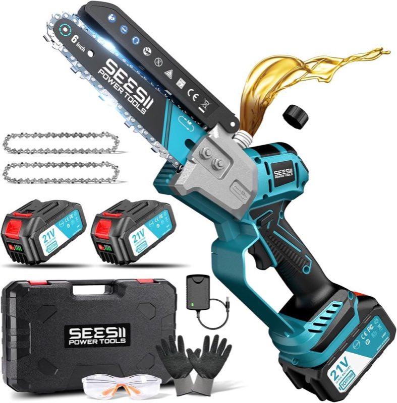 SEESII Mini-Kettensäge M6 Ace