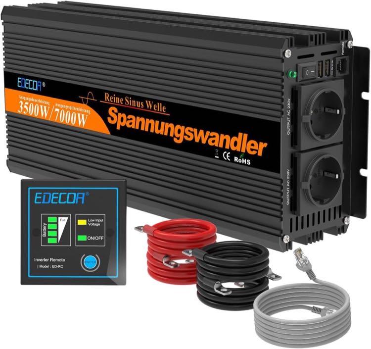 EDECOA 3500 W Reiner Sinus